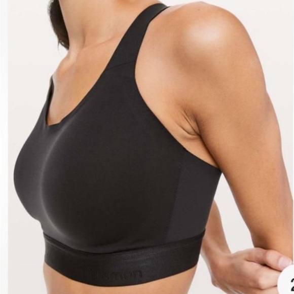 LULULEMON Fine Form Sports Bra Medium Impact Black 34E - Picture 1 of 11